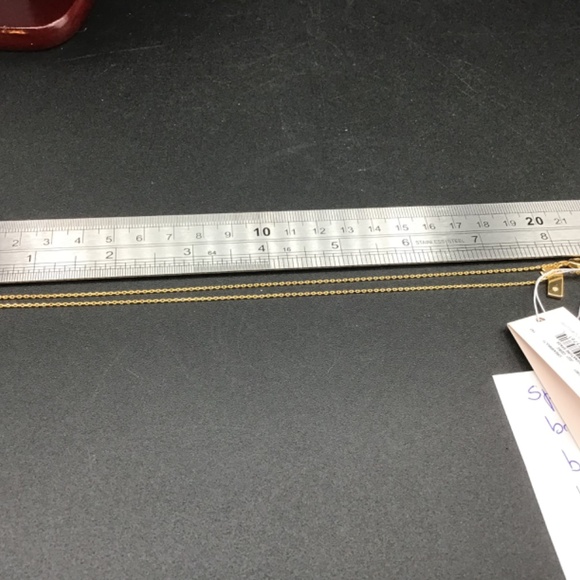 - Kate Spade New York Signature ♠️ Pendant Necklace with Paper Label - Picture 8 of 9